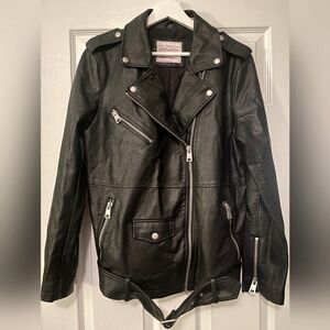 Levi's Women's Belted Faux Leather Moto Jacket